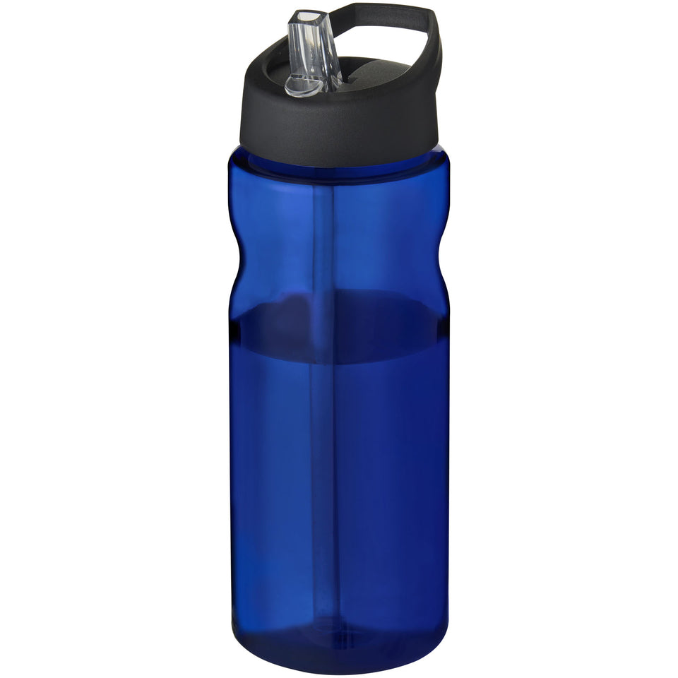 Borraccia sportiva H2O Active® Eco Base da 650 ml con coperchio con beccuccio personalizzato con logo - Pubblienne
