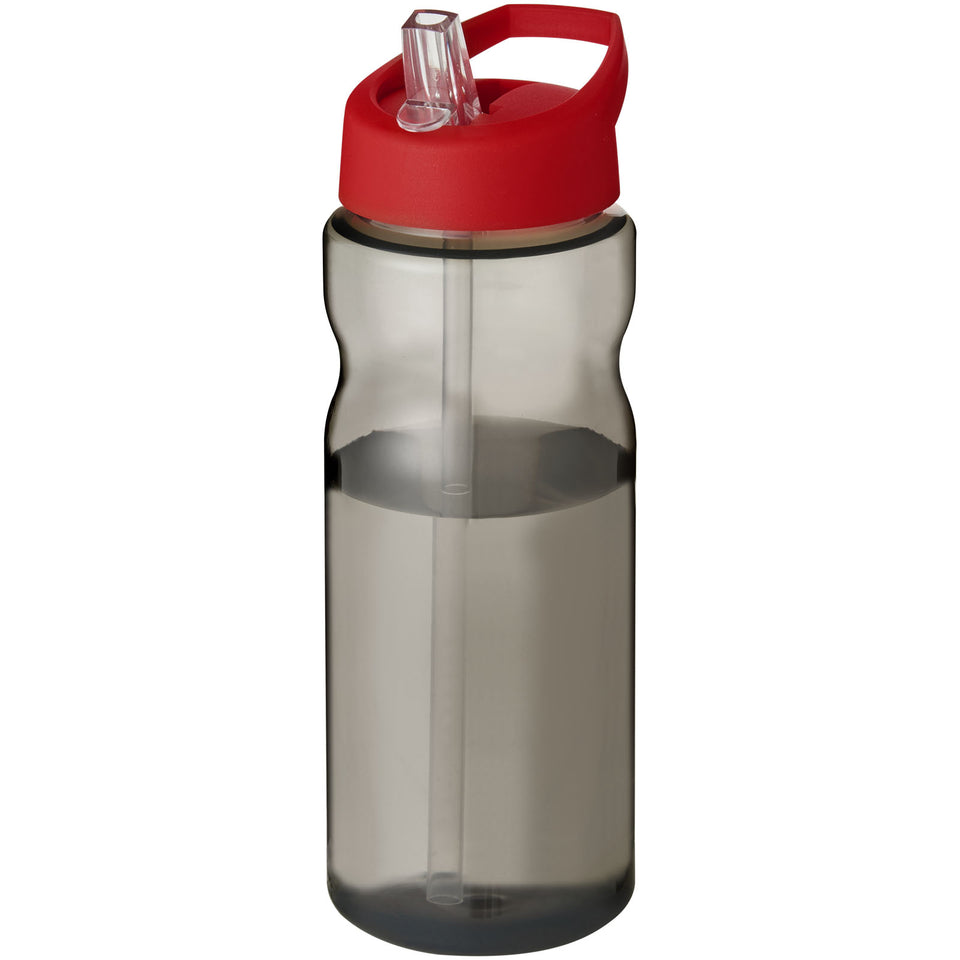 Borraccia sportiva H2O Active® Eco Base da 650 ml con coperchio con beccuccio personalizzato con logo - Pubblienne