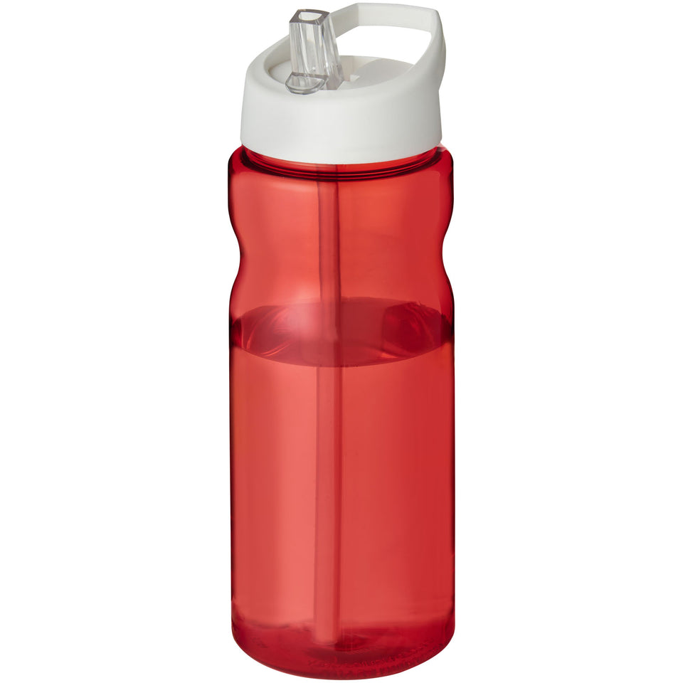Borraccia sportiva H2O Active® Eco Base da 650 ml con coperchio con beccuccio personalizzato con logo - Pubblienne