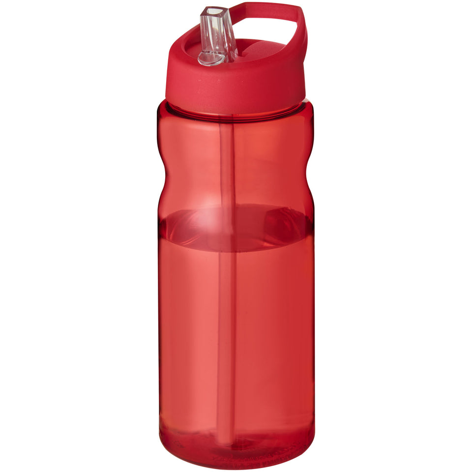 Borraccia sportiva H2O Active® Eco Base da 650 ml con coperchio con beccuccio personalizzato con logo - Pubblienne