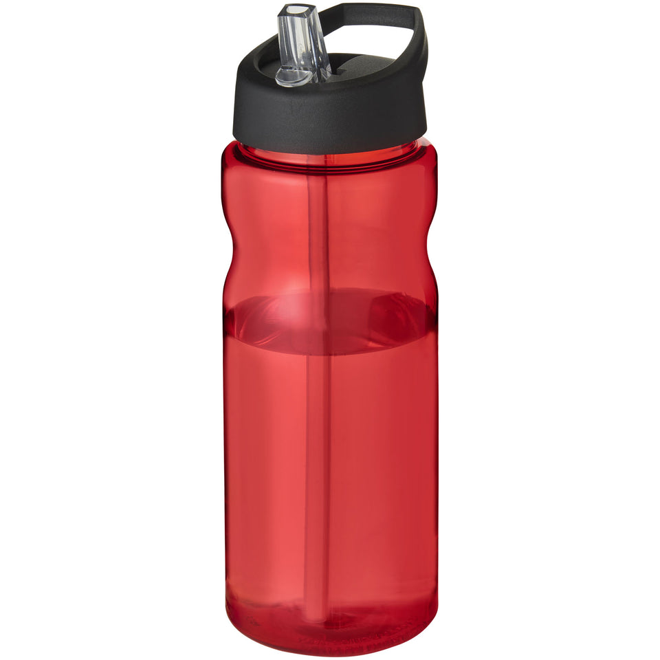 Borraccia sportiva H2O Active® Eco Base da 650 ml con coperchio con beccuccio personalizzato con logo - Pubblienne