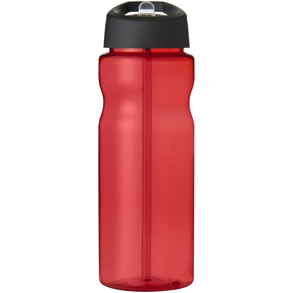 Borraccia sportiva H2O Active® Eco Base da 650 ml con coperchio con beccuccio personalizzato con logo - Pubblienne