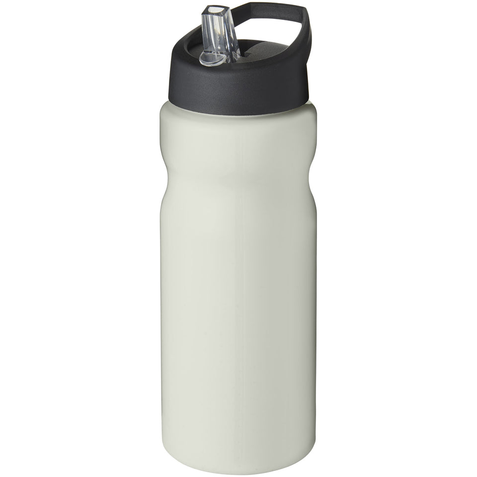 Borraccia sportiva H2O Active® Eco Base da 650 ml con coperchio con beccuccio personalizzato con logo - Pubblienne