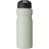 Borraccia sportiva H2O Active® Eco Base da 650 ml con coperchio con beccuccio personalizzato con logo - Pubblienne