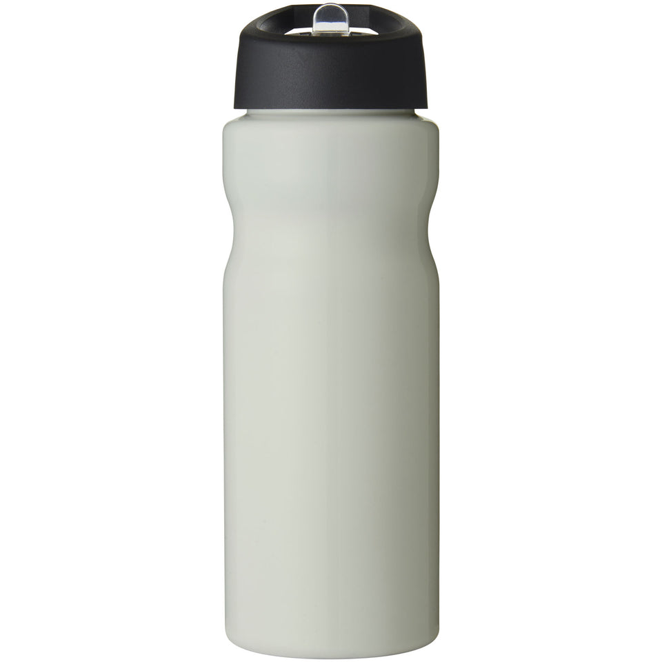 Borraccia sportiva H2O Active® Eco Base da 650 ml con coperchio con beccuccio personalizzato con logo - Pubblienne