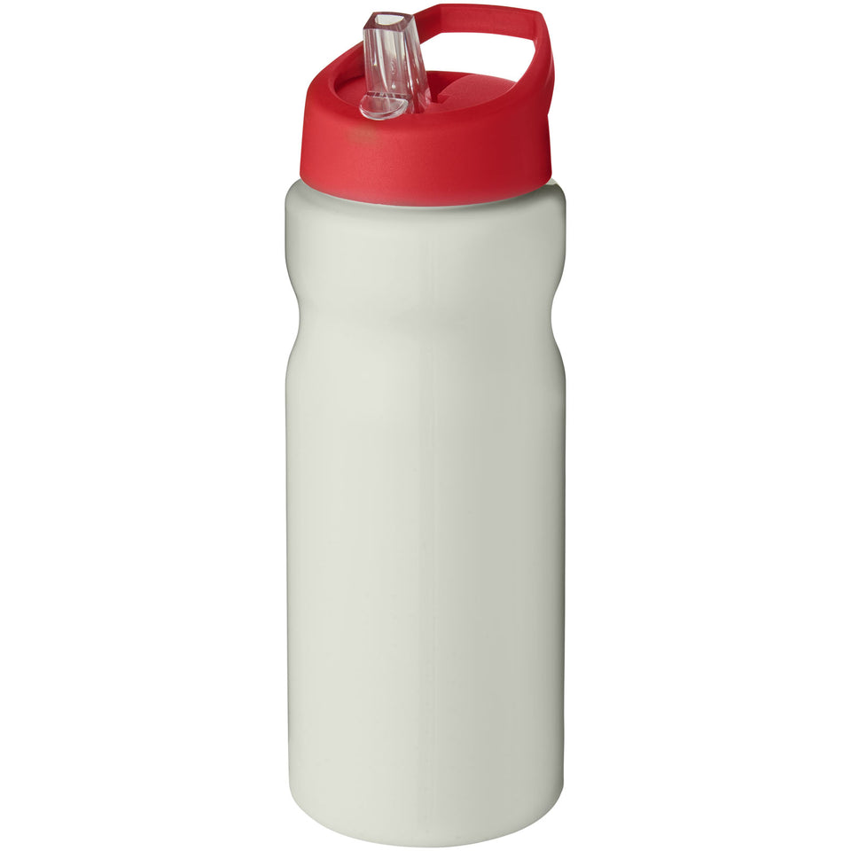 Borraccia sportiva H2O Active® Eco Base da 650 ml con coperchio con beccuccio personalizzato con logo - Pubblienne