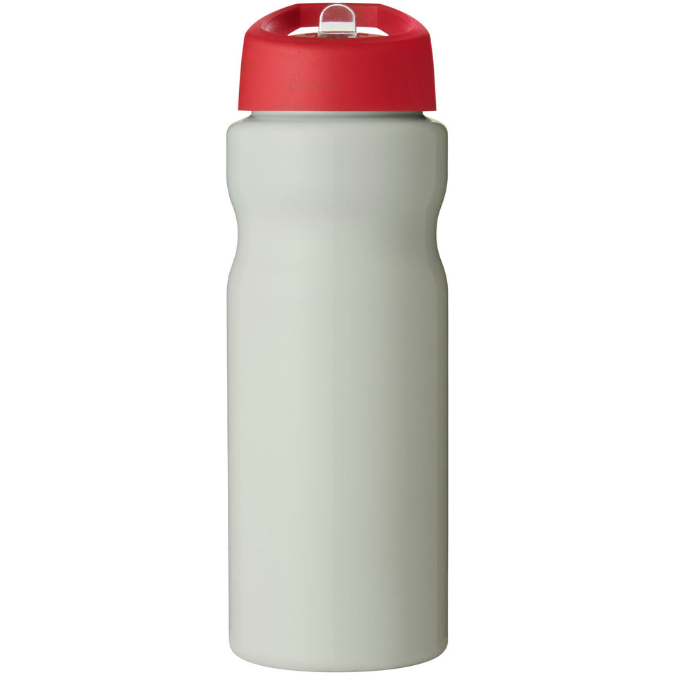 Borraccia sportiva H2O Active® Eco Base da 650 ml con coperchio con beccuccio personalizzato con logo - Pubblienne
