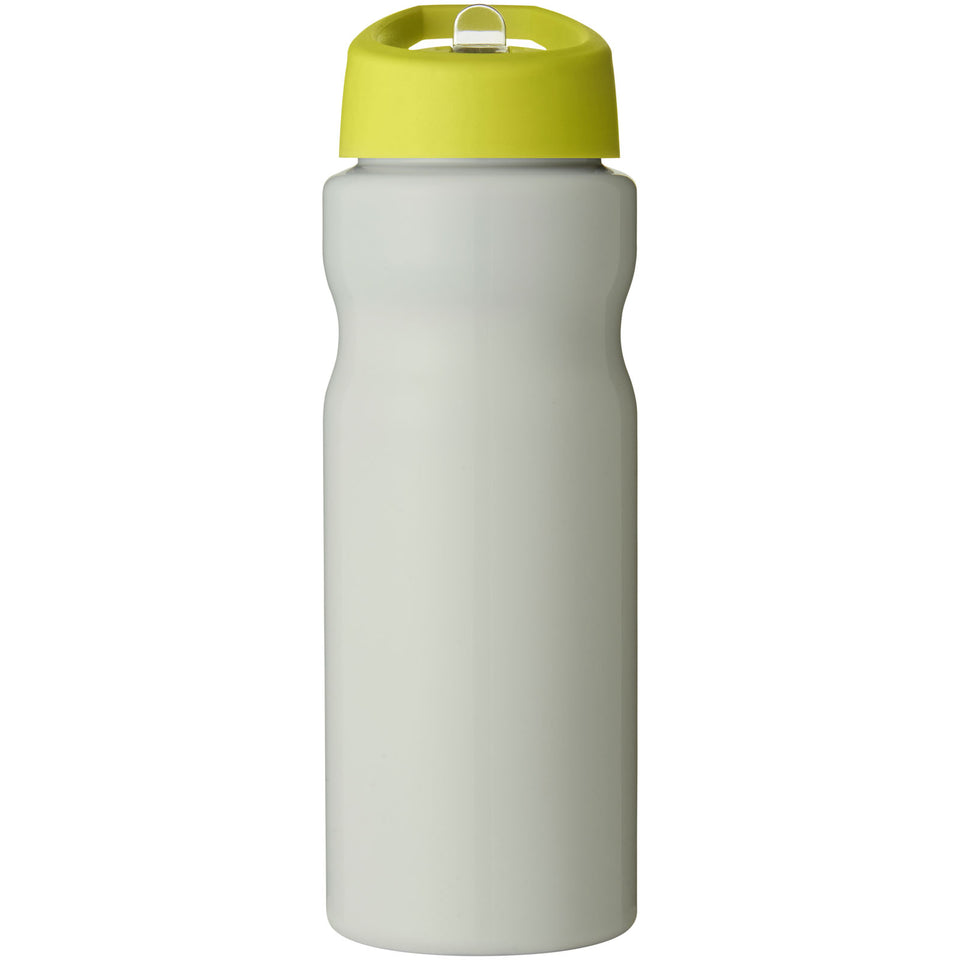 Borraccia sportiva H2O Active® Eco Base da 650 ml con coperchio con beccuccio personalizzato con logo - Pubblienne
