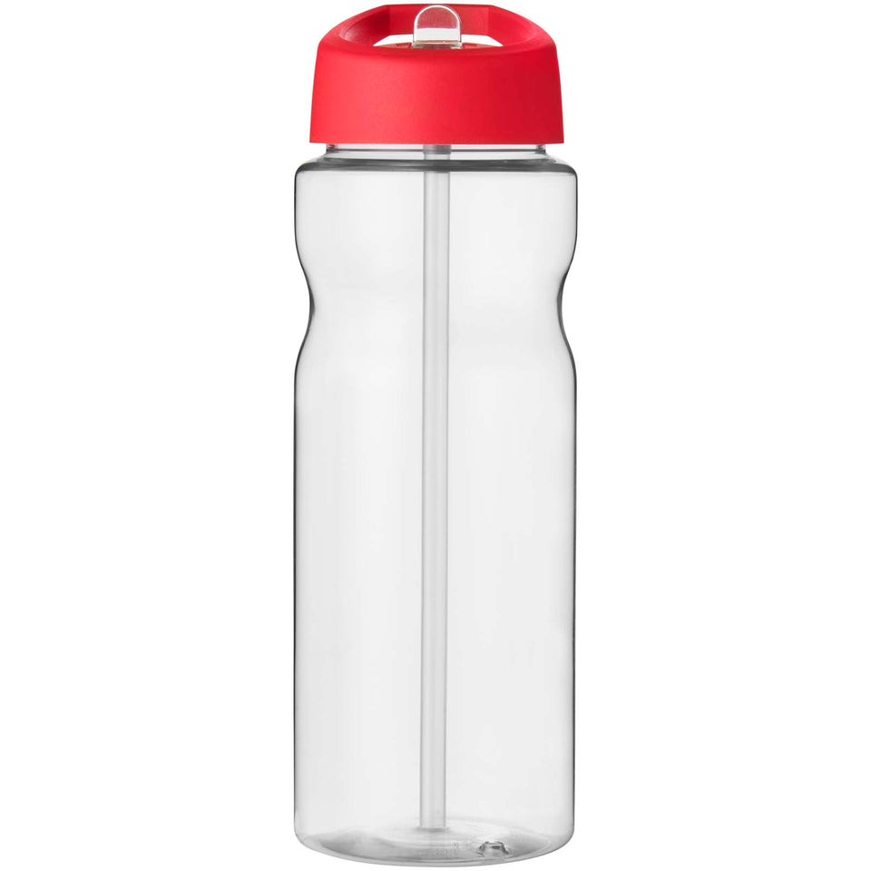 Borraccia sportiva H2O Active® Eco Base da 650 ml con coperchio con beccuccio personalizzato con logo - Pubblienne
