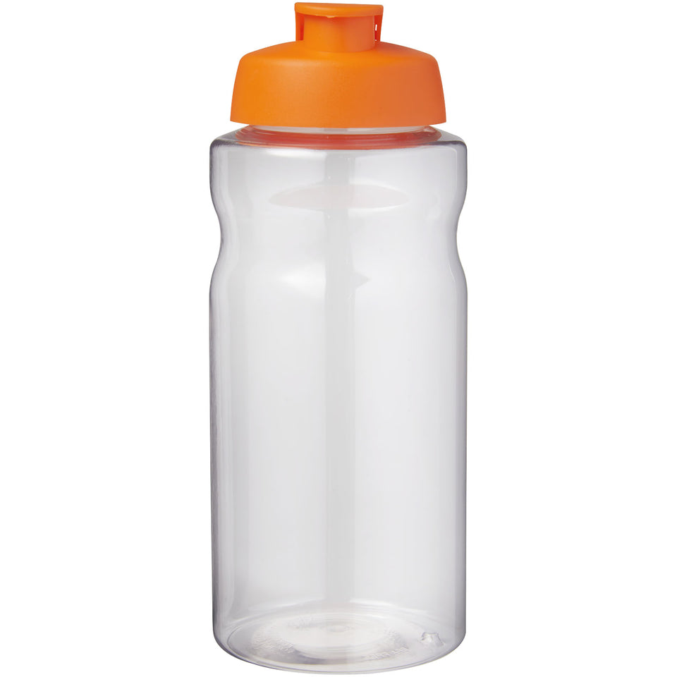 Borraccia sportiva da 1 litro con coperchio a scatto H2O Active® Big Base personalizzato con logo - Pubblienne