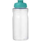 Borraccia sportiva da 1 litro con coperchio a scatto H2O Active® Big Base personalizzato con logo - Pubblienne