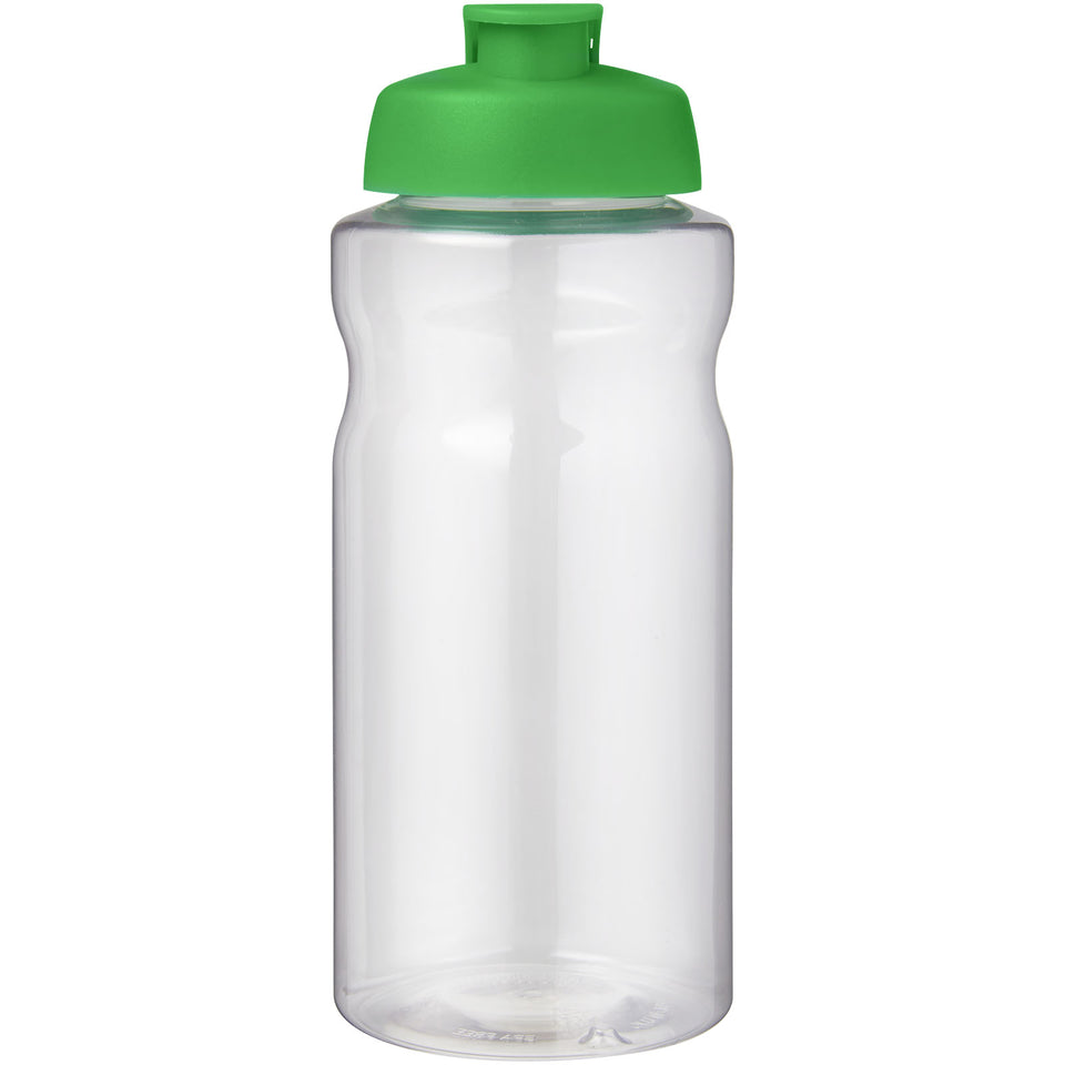 Borraccia sportiva da 1 litro con coperchio a scatto H2O Active® Big Base personalizzato con logo - Pubblienne