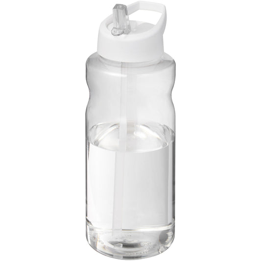 Borraccia sportiva da 1 litro con coperchio a beccuccio H2O Active® Big Base personalizzato con logo - Pubblienne