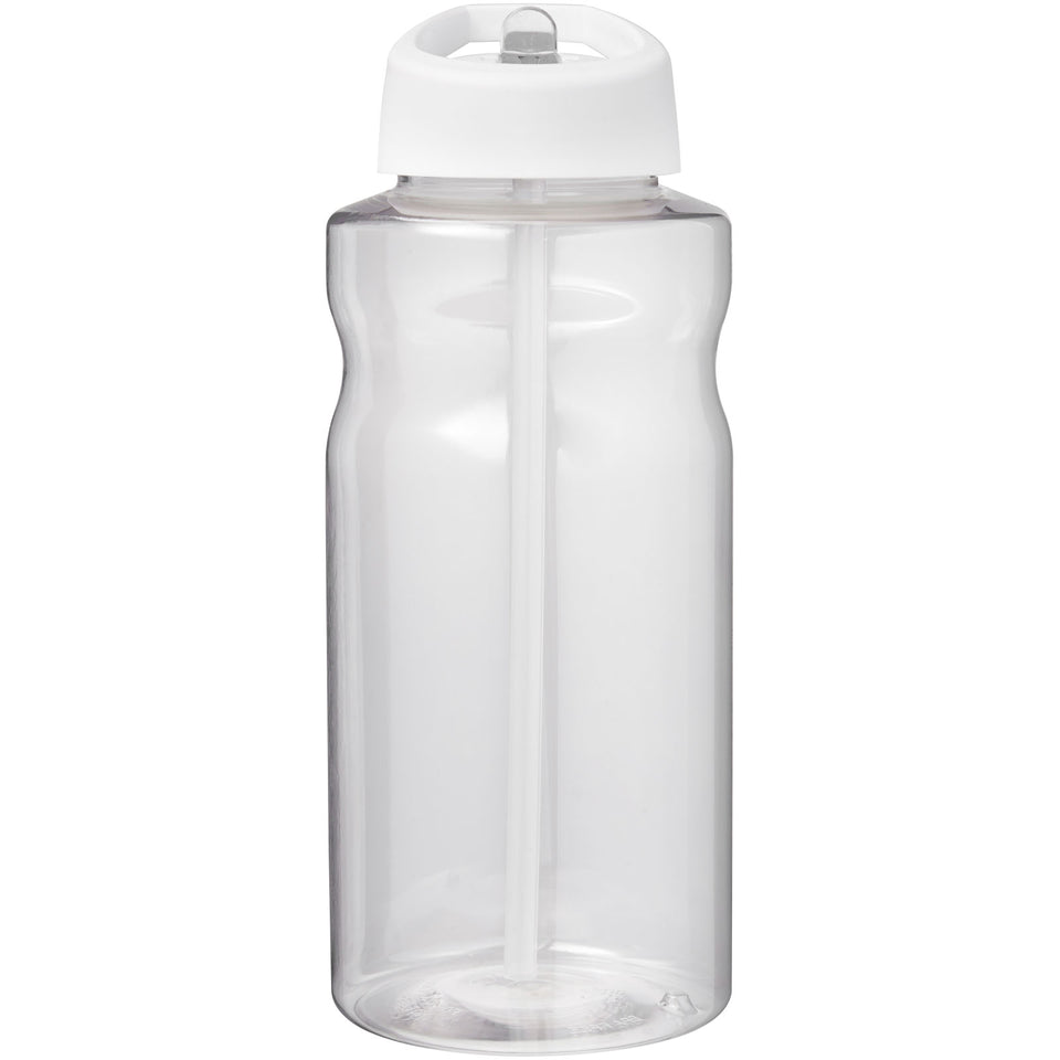 Borraccia sportiva da 1 litro con coperchio a beccuccio H2O Active® Big Base personalizzato con logo - Pubblienne