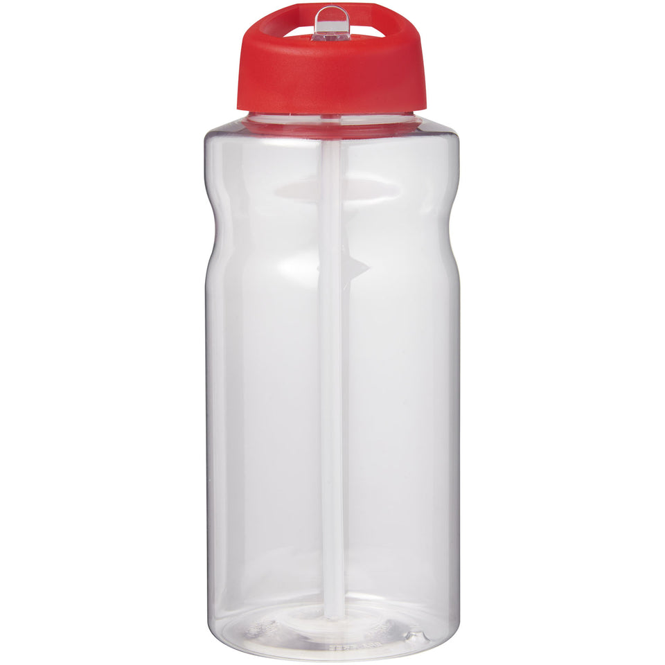 Borraccia sportiva da 1 litro con coperchio a beccuccio H2O Active® Big Base personalizzato con logo - Pubblienne