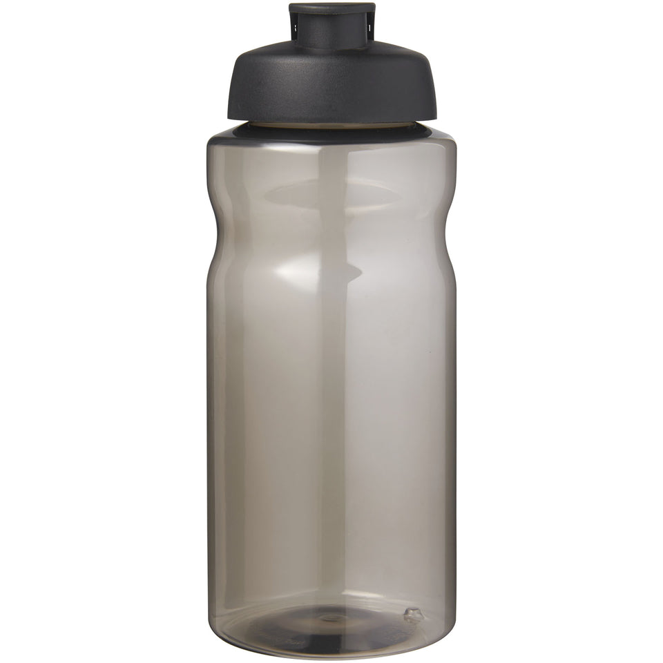 Borraccia sportiva da 1 litro con coperchio a scatto H2O Active® Eco Big Base personalizzato con logo - Pubblienne