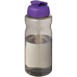 Borraccia sportiva da 1 litro con coperchio a scatto H2O Active® Eco Big Base personalizzato con logo - Pubblienne