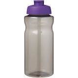 Borraccia sportiva da 1 litro con coperchio a scatto H2O Active® Eco Big Base personalizzato con logo - Pubblienne