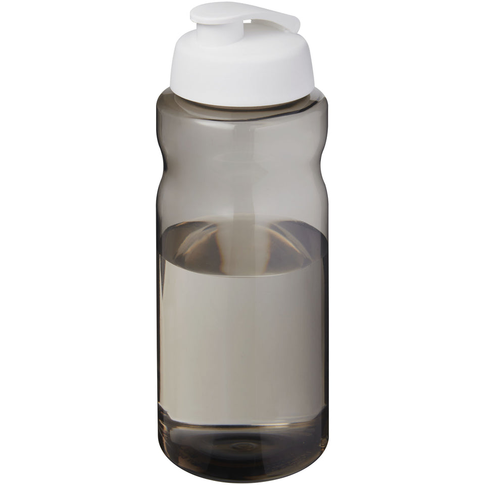 Borraccia sportiva da 1 litro con coperchio a scatto H2O Active® Eco Big Base personalizzato con logo - Pubblienne