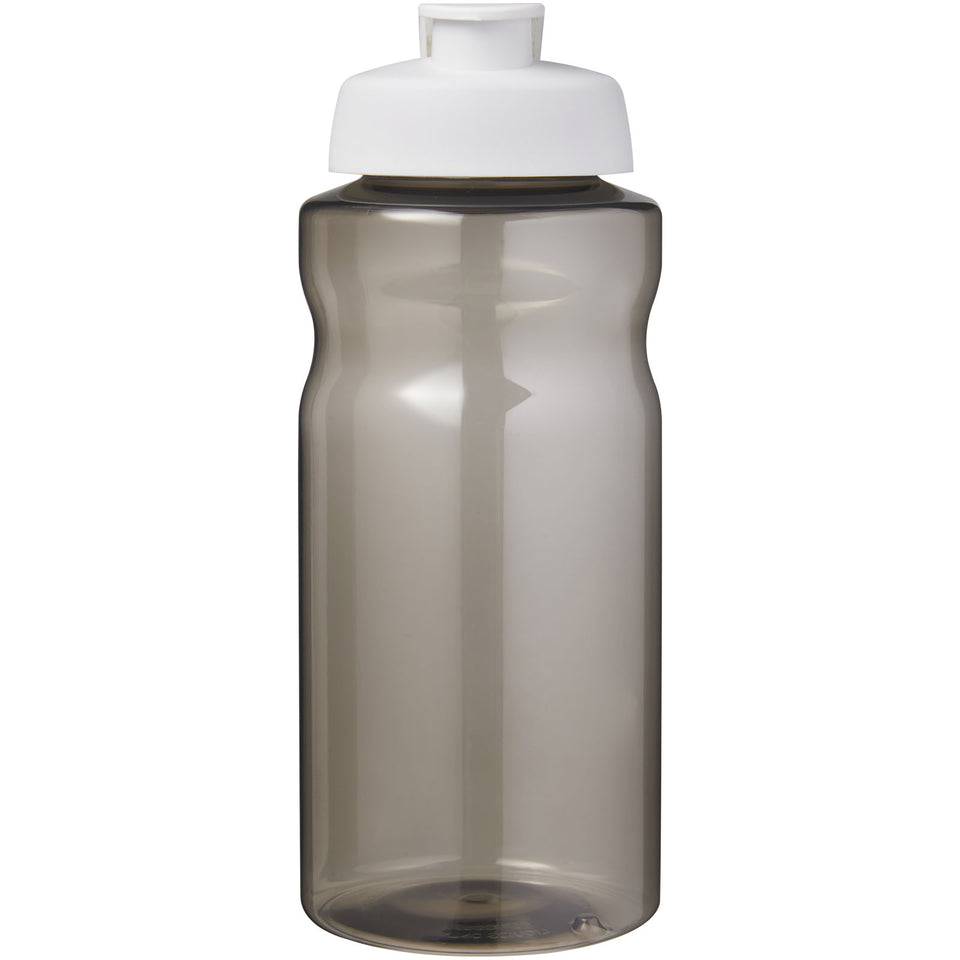 Borraccia sportiva da 1 litro con coperchio a scatto H2O Active® Eco Big Base personalizzato con logo - Pubblienne