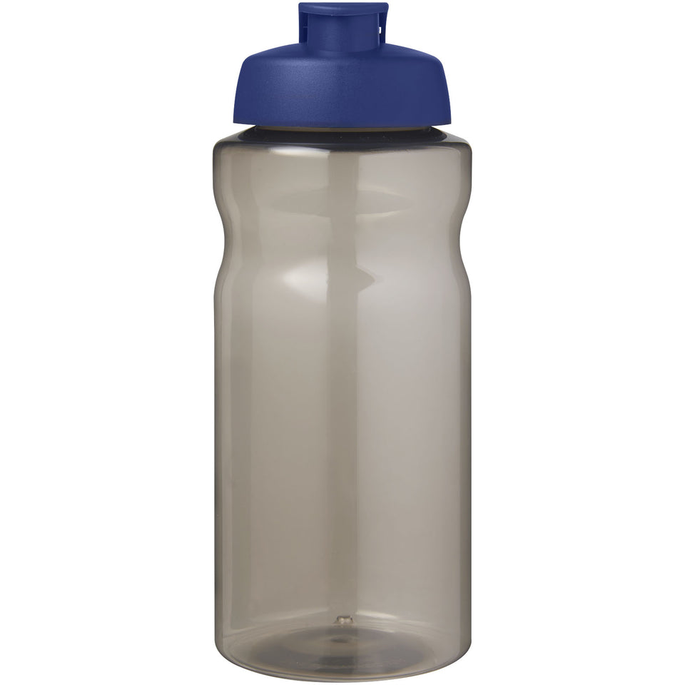 Borraccia sportiva da 1 litro con coperchio a scatto H2O Active® Eco Big Base personalizzato con logo - Pubblienne