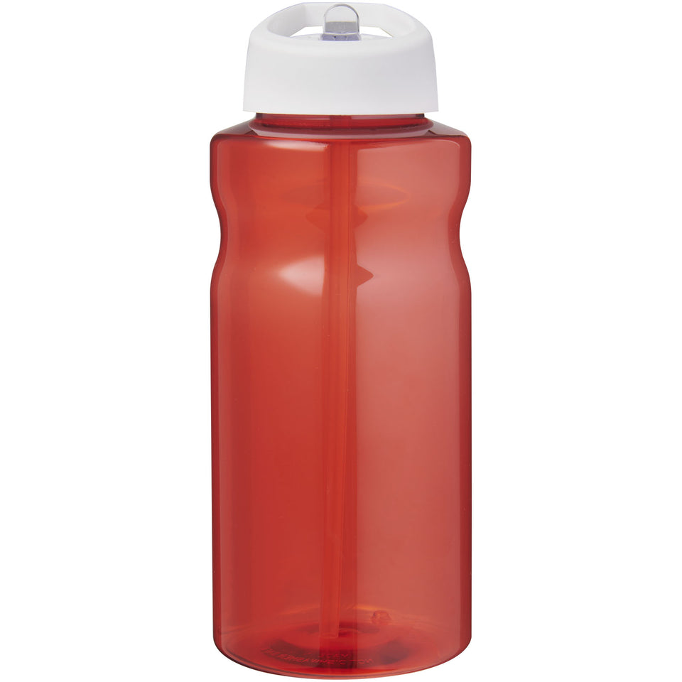 Borraccia sportiva con coperchio a beccuccio da 1 litro H2O Active® Eco Big Base personalizzato con logo - Pubblienne
