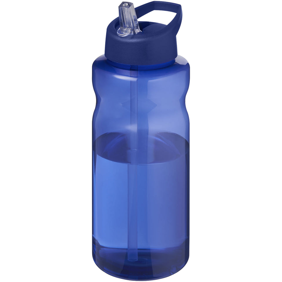 Borraccia sportiva con coperchio a beccuccio da 1 litro H2O Active® Eco Big Base personalizzato con logo - Pubblienne