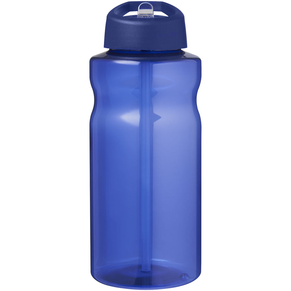 Borraccia sportiva con coperchio a beccuccio da 1 litro H2O Active® Eco Big Base personalizzato con logo - Pubblienne