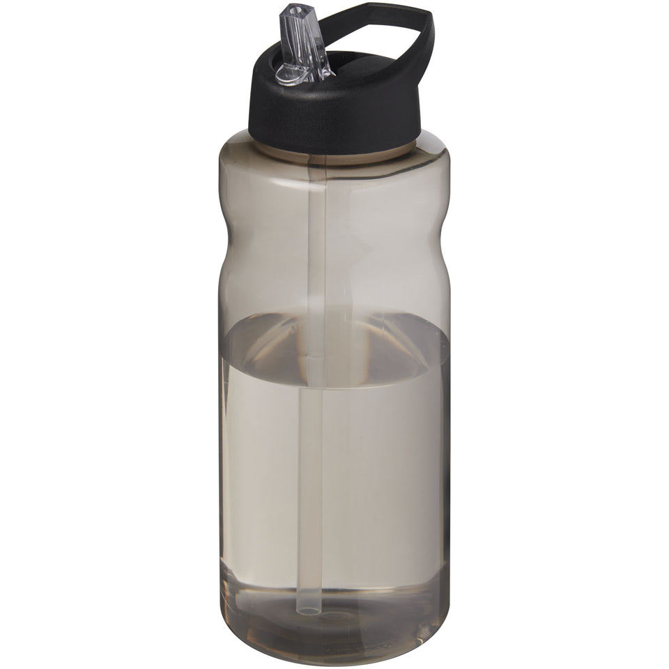 Borraccia sportiva con coperchio a beccuccio da 1 litro H2O Active® Eco Big Base personalizzato con logo - Pubblienne