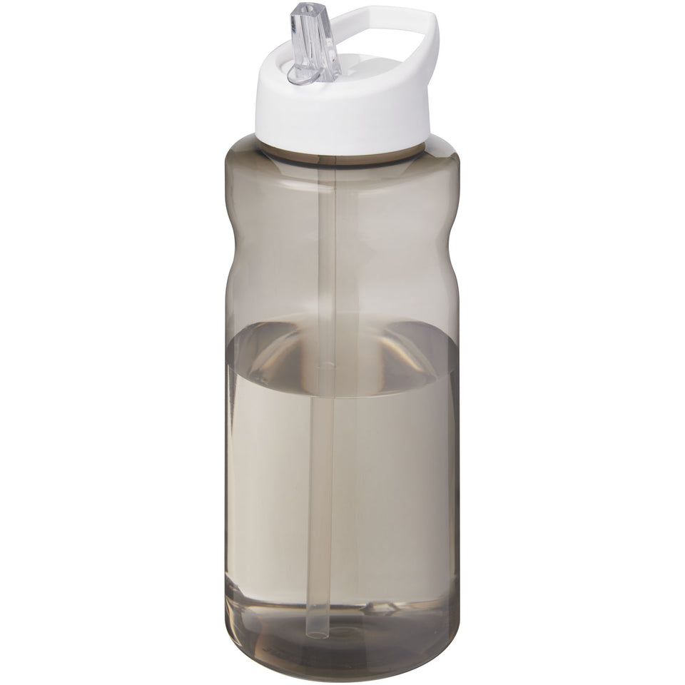 Borraccia sportiva con coperchio a beccuccio da 1 litro H2O Active® Eco Big Base personalizzato con logo - Pubblienne