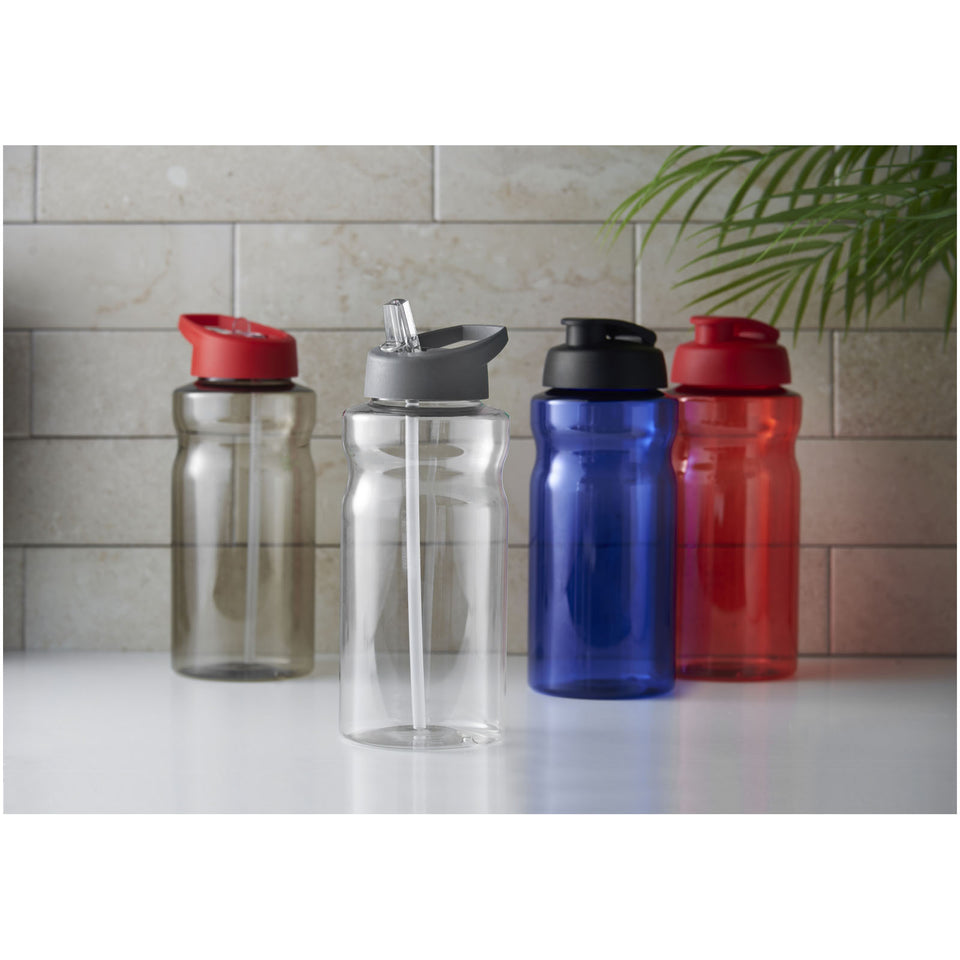Borraccia sportiva con coperchio a beccuccio da 1 litro H2O Active® Eco Big Base personalizzato con logo - Pubblienne