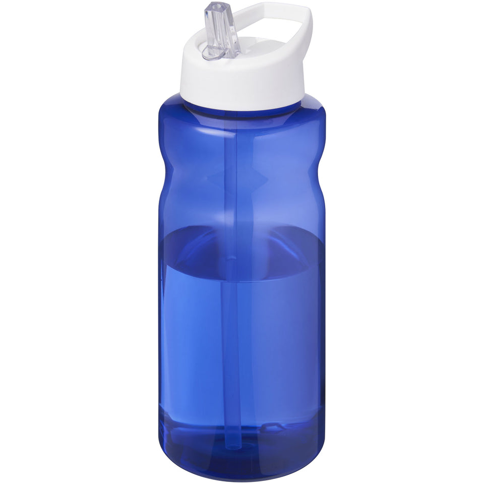 Borraccia sportiva con coperchio a beccuccio da 1 litro H2O Active® Eco Big Base personalizzato con logo - Pubblienne