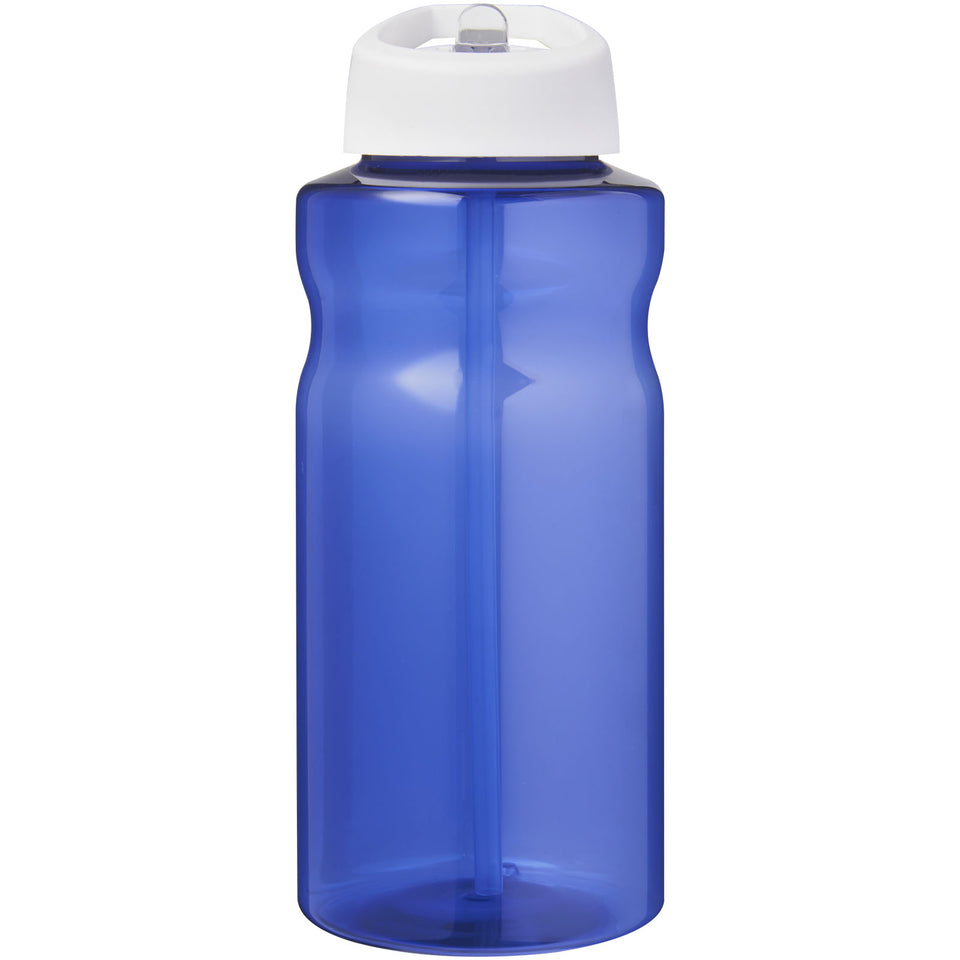Borraccia sportiva con coperchio a beccuccio da 1 litro H2O Active® Eco Big Base personalizzato con logo - Pubblienne