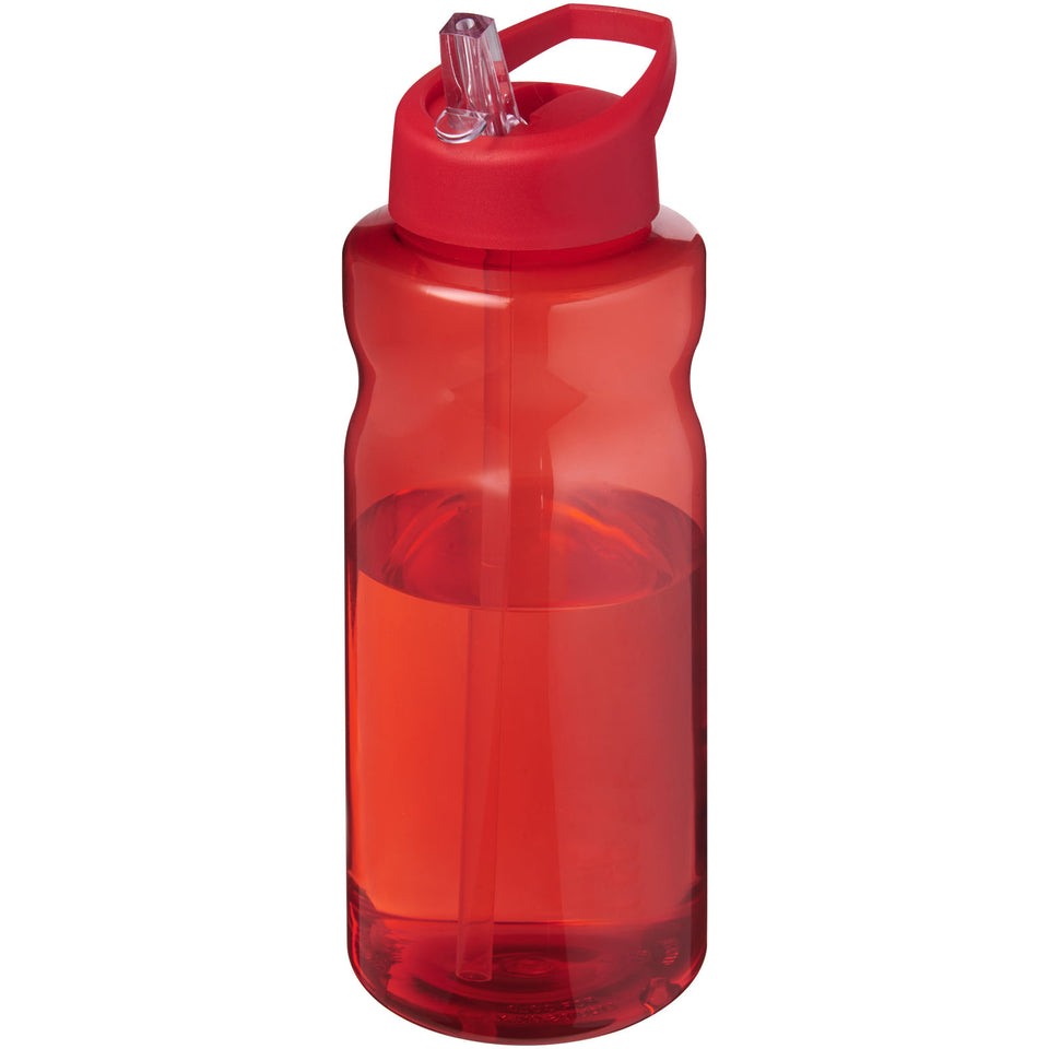 Borraccia sportiva con coperchio a beccuccio da 1 litro H2O Active® Eco Big Base personalizzato con logo - Pubblienne