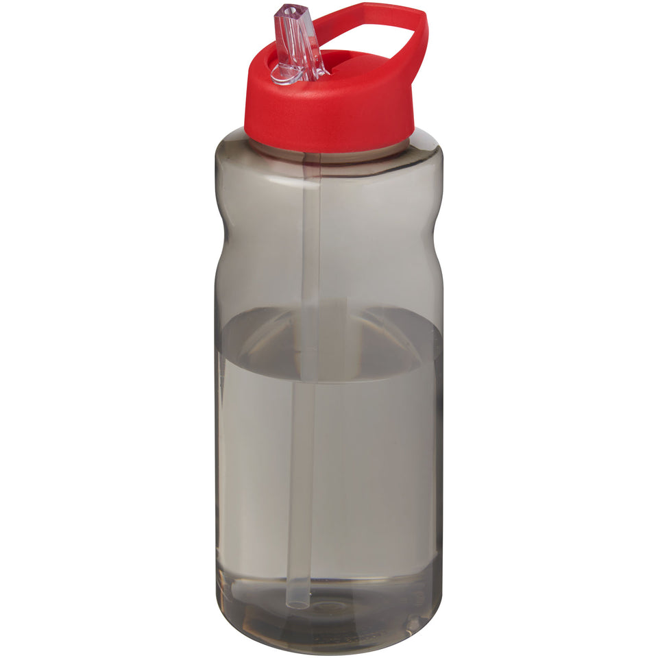 Borraccia sportiva con coperchio a beccuccio da 1 litro H2O Active® Eco Big Base personalizzato con logo - Pubblienne