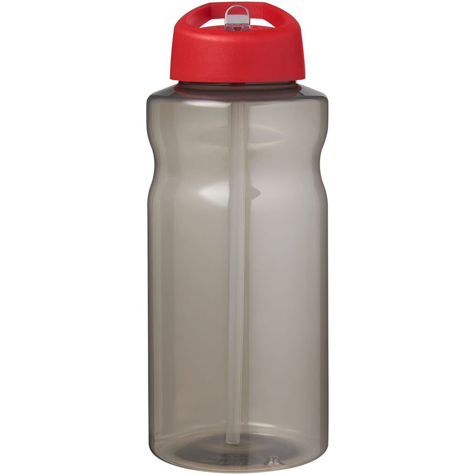 Borraccia sportiva con coperchio a beccuccio da 1 litro H2O Active® Eco Big Base personalizzato con logo - Pubblienne