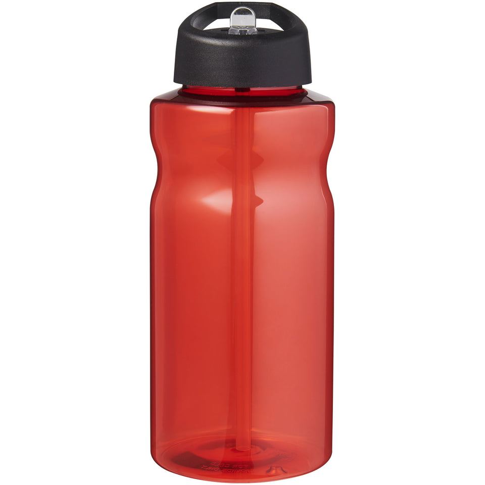 Borraccia sportiva con coperchio a beccuccio da 1 litro H2O Active® Eco Big Base personalizzato con logo - Pubblienne