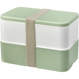 Portavivande a doppio strato MIYO Renew da 700 + 700 ml personalizzato con logo - Pubblienne