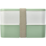 Portavivande a doppio strato MIYO Renew da 700 + 700 ml personalizzato con logo - Pubblienne