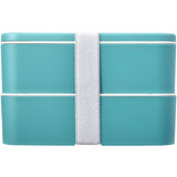 Portavivande a doppio strato MIYO Renew da 700 + 700 ml personalizzato con logo - Pubblienne
