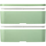 Portavivande a doppio strato MIYO Renew da 700 + 700 ml personalizzato con logo - Pubblienne