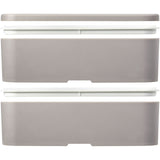 Portavivande a doppio strato MIYO Renew da 700 + 700 ml personalizzato con logo - Pubblienne