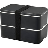 Portavivande a doppio strato MIYO Renew da 700 + 700 ml personalizzato con logo - Pubblienne