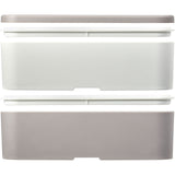 Portavivande a doppio strato MIYO Renew da 700 + 700 ml personalizzato con logo - Pubblienne