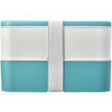 Portavivande a doppio strato MIYO Renew da 700 + 700 ml personalizzato con logo - Pubblienne