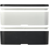 Portavivande a doppio strato MIYO Renew da 700 + 700 ml personalizzato con logo - Pubblienne