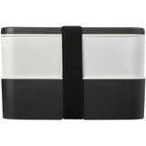 Portavivande a doppio strato MIYO Renew da 700 + 700 ml personalizzato con logo - Pubblienne