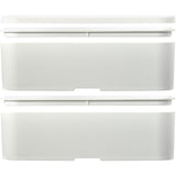 Portavivande a doppio strato MIYO Renew da 700 + 700 ml personalizzato con logo - Pubblienne