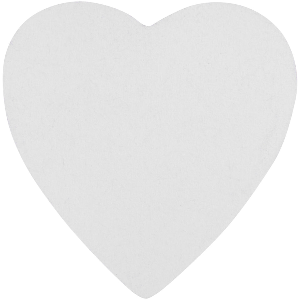 Foglietti adesivi in carta riciclata a forma di cuore Sticky-Mate® personalizzato con logo - Pubblienne