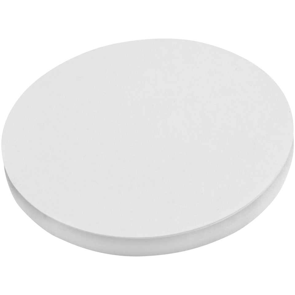 Foglietti adesivi in carta riciclata a forma rotonda Sticky-Mate® personalizzato con logo - Pubblienne